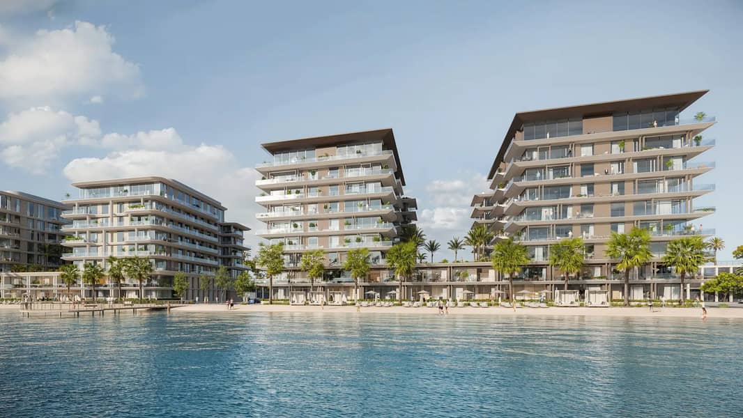 Apartmenthäuser mit direktem Blick auf die Wasserfront